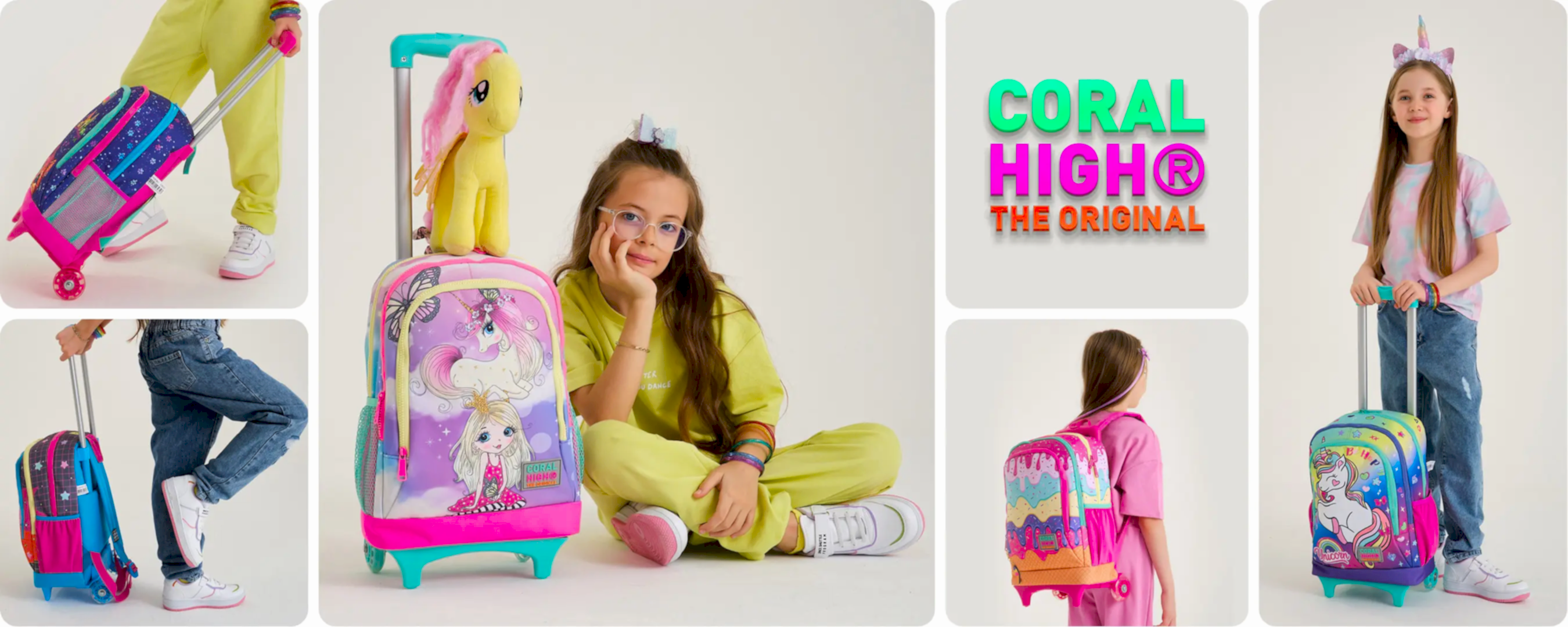 Coral High Çocuk Çekçekli Çanta Koleksiyonu